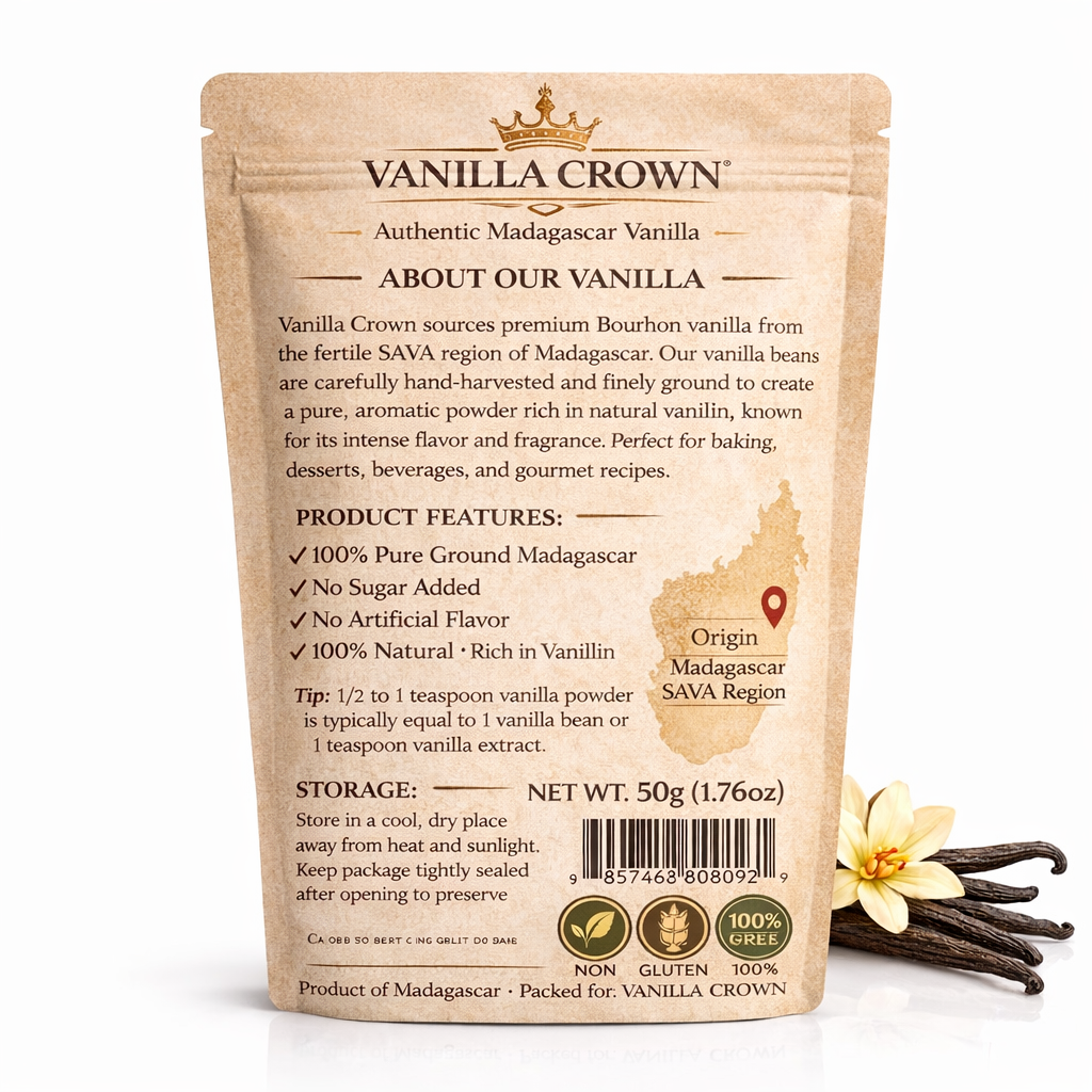 Pure Madagascar Vanilla Powder