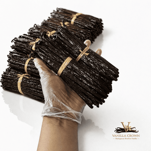 Madagascar Vanilla Beans – Commercial Grade (14–16 cm) – 1kg Bulk