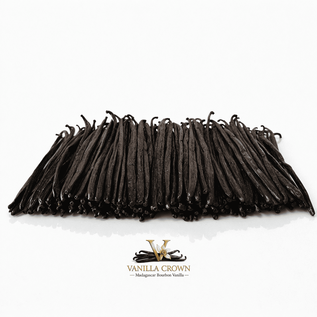 Madagascar Vanilla Beans – Standard Grade (16–18 cm) – 1kg Bulk