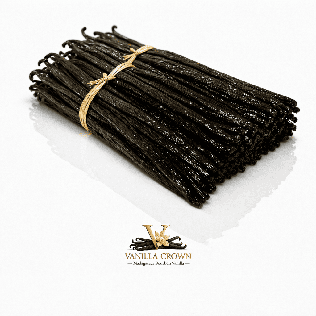 Madagascar Vanilla Beans – Standard Grade (16–18 cm) – 1kg Bulk